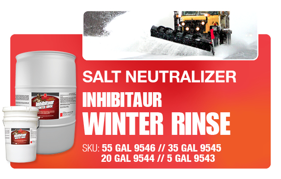 Inhibitaur Winter Rinse - Salt Neutralizer - Ice Melt Essentials - Snow and Ice Melting & Removal